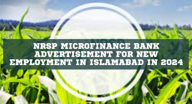 NRSP Microfinance Bank New Jobs 2023